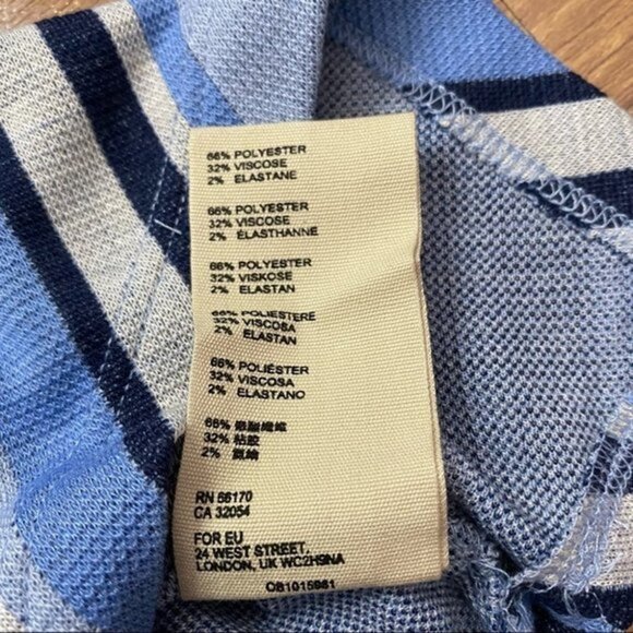 FREE PEOPLE Blue Striped Sidelines Tank Top Size XS - Picture 8 of 8